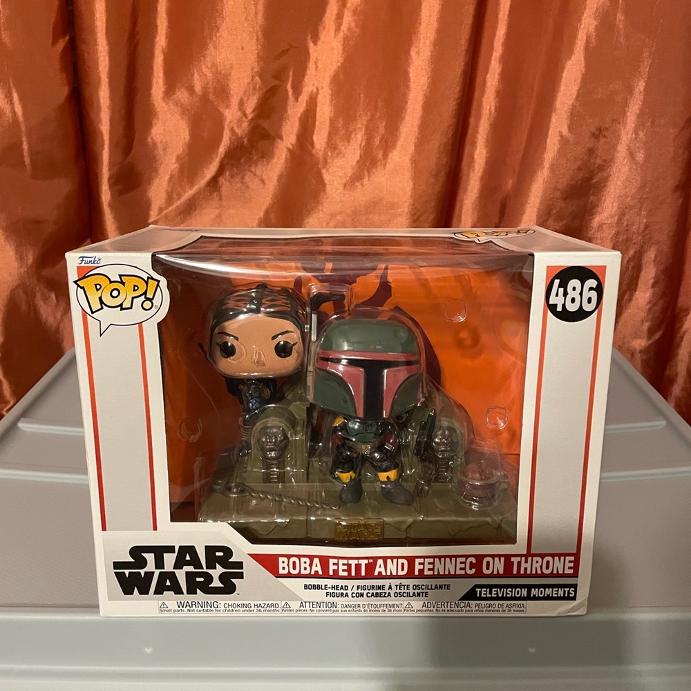 Star Wars Boba Fett and Fennec on The Throne - Funko Pop